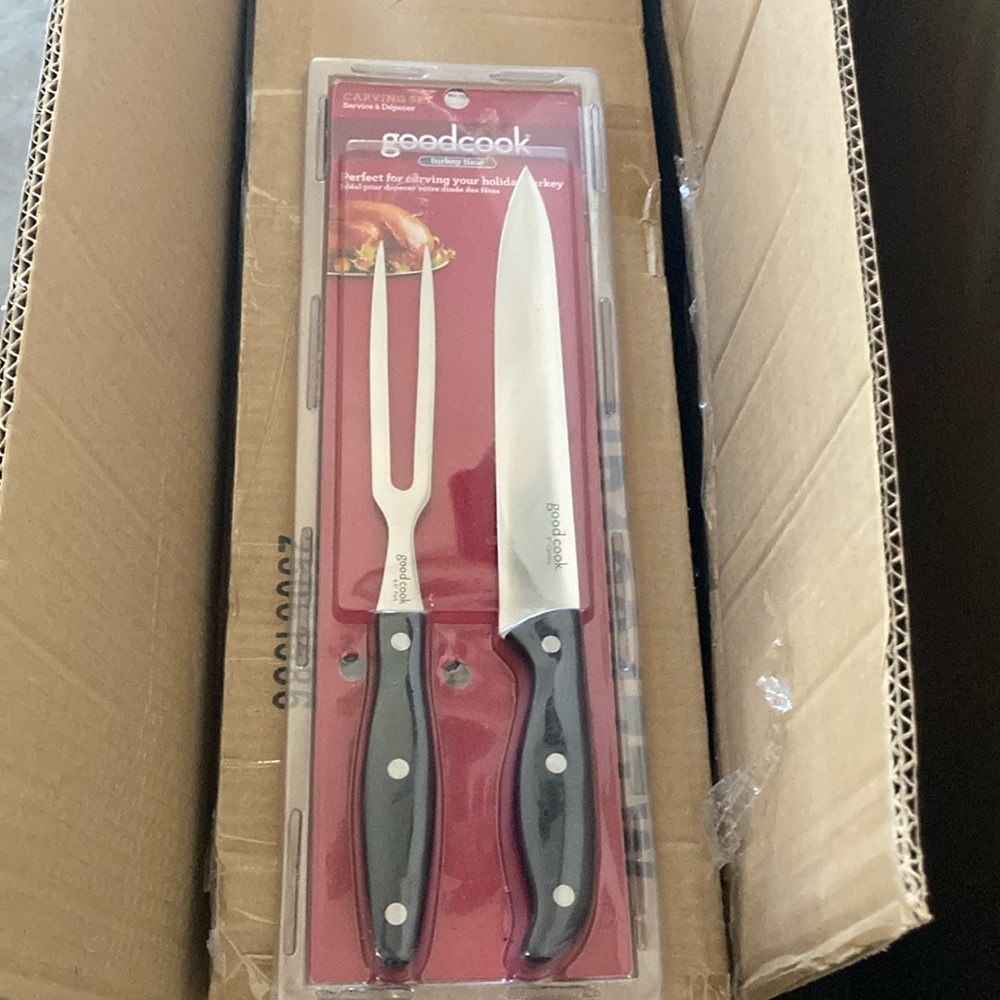 Black Kitchen Knife Set Essential Cutlery